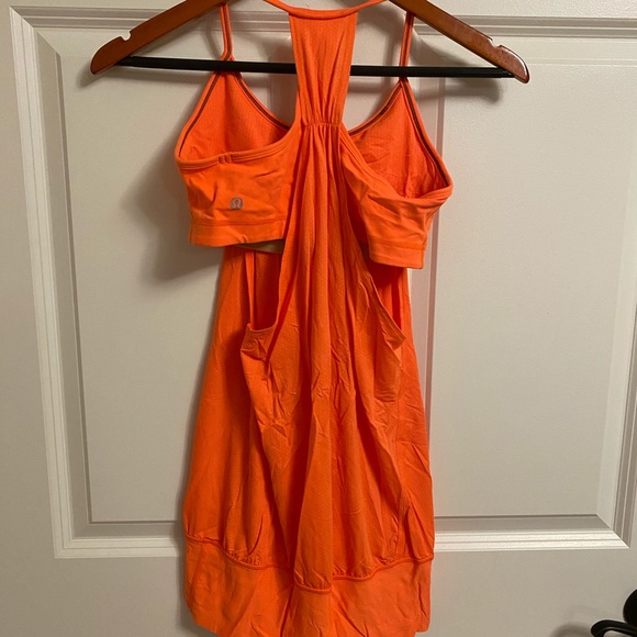 lululemon athletica Tops Lulu Tank With Built In Sports Bra Poshmark